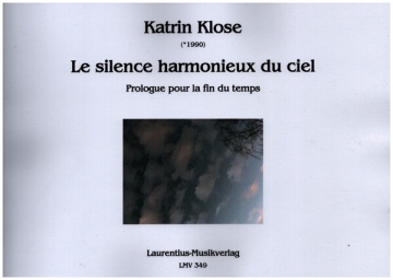 Le silence harmonieux du ciel fr Bassklarinette in B, Violine, Violoncello und Klavier Partitur