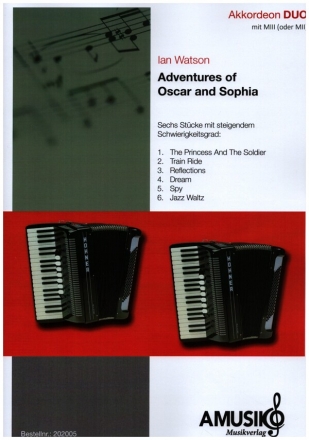 Adventures of Oscar and Sophia fr 2 Akkordoens Partitur und Stimmen