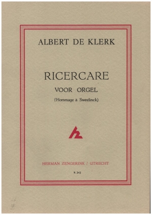 Ricercare voor orgel