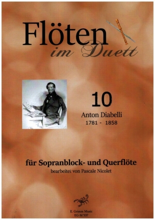 Flten im Duett Band 10 fr Sopranblockflte und Querflte Spielpartitur und Stimme