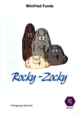 Rocky-Zocky fr Schlagzeug-Quartett Partitur und Stimmen