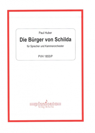 Die Burger von Schilda for narrator and chamber orchestra score