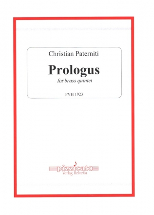 Prologus for brass quintet (2 trp, horn, trombone, tuba) score and parts