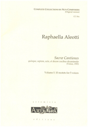 Sacrae Cantiones vol.1 for 5 voices score