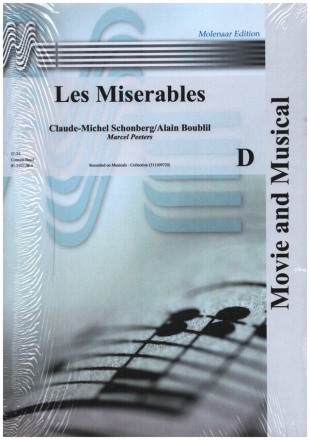 Les Miserables f�r Blasorchester Partitur und Stimmen