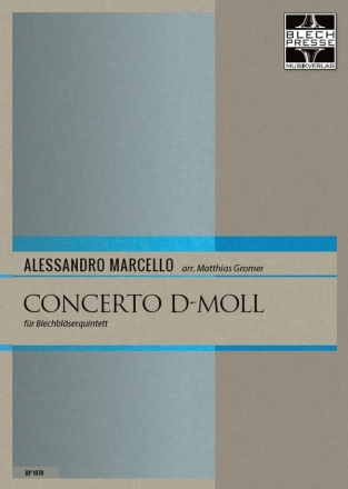 Concerto d-Moll fr 2 Trompeten, Horn, Posaune und Tuba Partitur und Stimmen