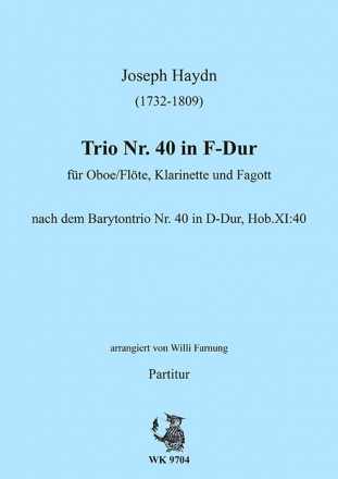 Farnung, Willi  - Haydn, Trio Nr. 40  Partitur und Stimmen