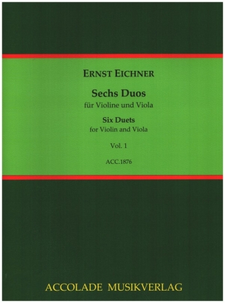 6 Duos vol.1 fr Violine und Viola Partitur und Stimmen