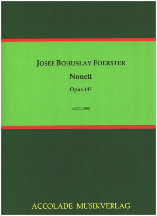 Nonett D-Dur op.147 fr Flte, Oboe, Klarinette, Horn und Fagott, Streichtrio, Kontrabass Partitur und Stimmen