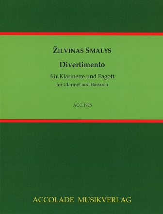 Divertimento fr Klarinette und Fagott Partitur und Stimmen
