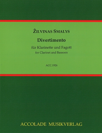Divertimento fr Klarinette und Fagott Partitur und Stimmen