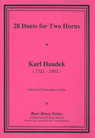 28 Duets for 2 horns score