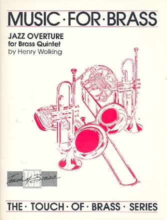 Jazz Overture for 2 trumpets, horn, trombone and tuba score and parts