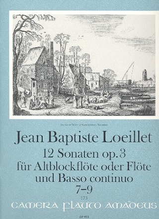 12 Sonaten op.3 Band 3 fr Altblockflte (Flte/Oboe) und Bc