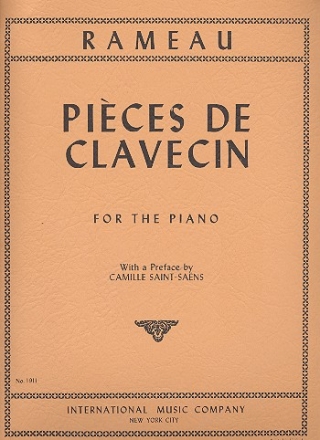 Pices de clavecin pour piano