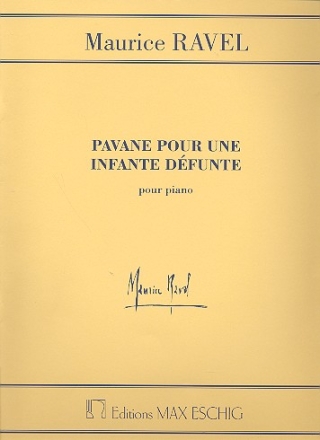 Pavane pour une infante dfunte fr Klavier