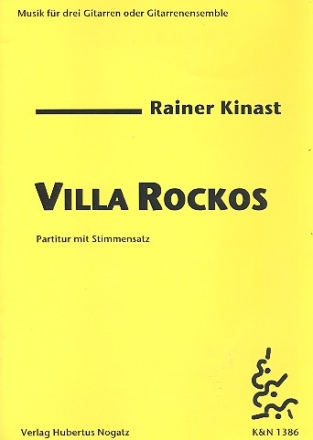 Villa Rockos fr 3 Gitarren oder Gitarrenensemble Partitur+Stimmensatz