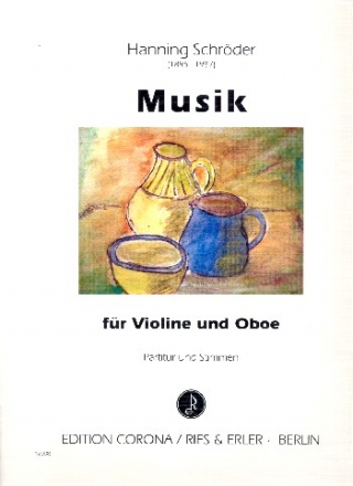 Musik fr Violine und Oboe Partitur und Stimmen