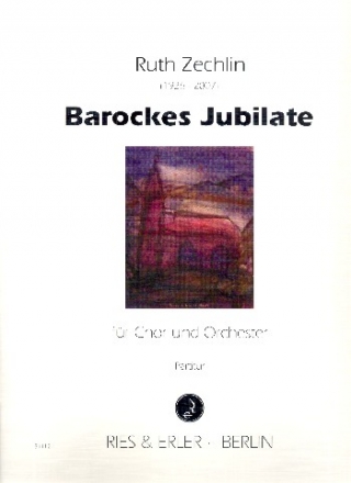 Barockes Jubilate fr gem Chor und Orchester Partitur (lat)