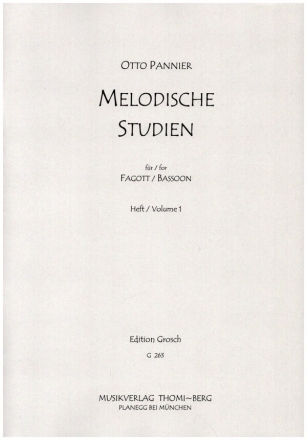 Melodische Studien Band 1 fr Fagott