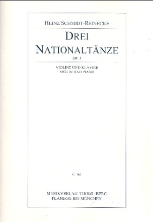 3 Nationaltnze op.5 fr Violine und Klavier