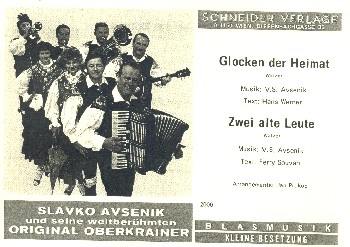 Glocken der Heimat - Zwei alte Leute fr 6-stimmige Oberkrainer Besetzung Klarinette in B