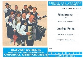 Winzertanz  und  Lustige Polka: fr Oberkrainer Besetzung Stimmen