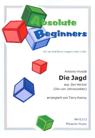 Die Jagd fr variable Besetzung ( sehr leicht ) Partitur und Stimmen
