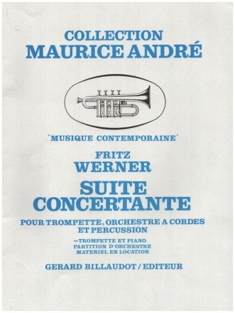 Suite Concertante op.48 pour trompette, orchestre  cordes et percussion rduction pour trompette et piano
