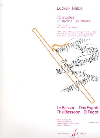 75 etudes op.24 vol.1 pour basson