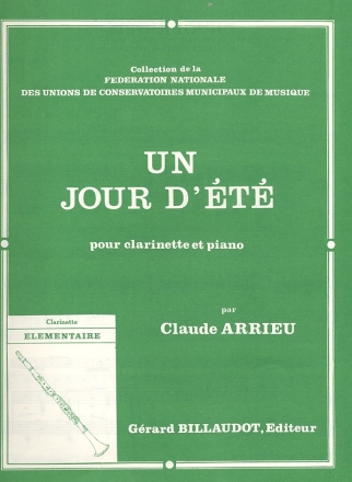 Un jour d't pour clarinette et piano