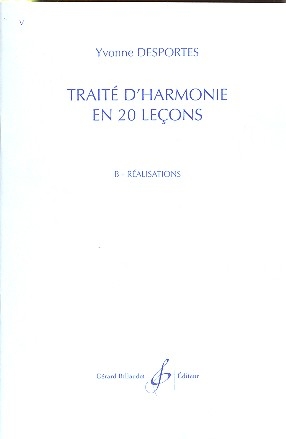 Trait� d'harmonie en 20 lecons vol.B r�alisations