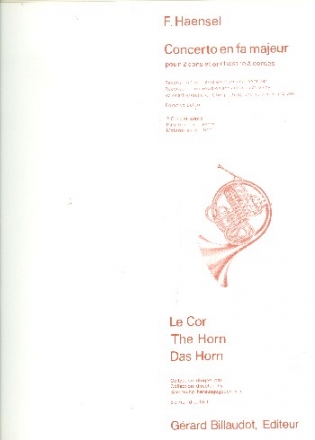 Concerto en fa majeur pour 2 cors et piano9790043062134
