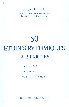 50 tudes rhythmiques  2 parties vol.2