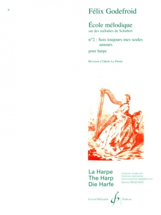 Ecole mlodique sur des mlodies de Schubert no.2 pour harpe