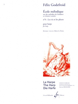 Ecole mlodique sur des mlodies de Schubert no.4 pour grande harpe seule