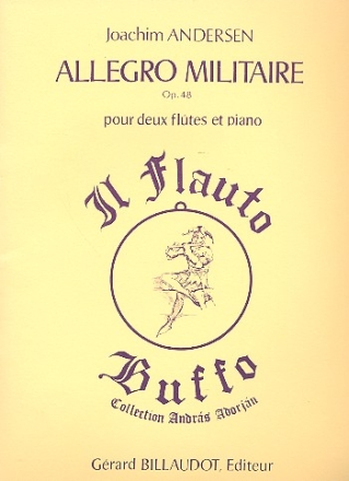 Allegro militaire op.48 pour 2 flutes et piano parties