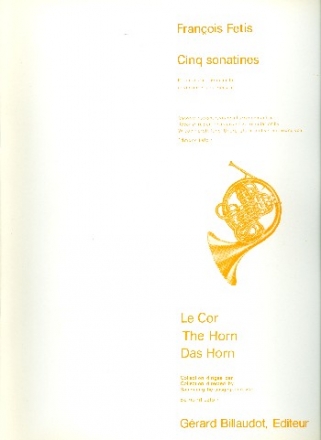 5 sonatines pour cor en fa et violoncelle (basson)