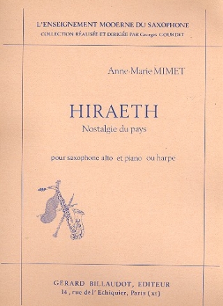 Hiraeth pour saxophone alto et piano (harpe)