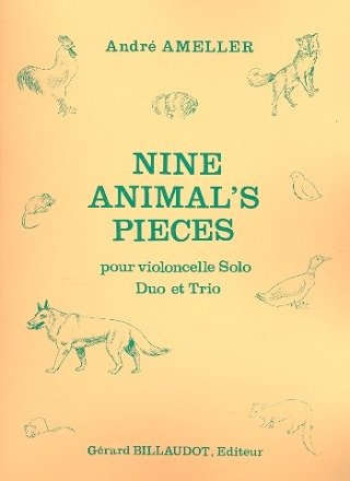 9 Animal's Pieces pour 1-3 violoncelles