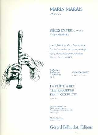 Pi�ces en trio pour 2 fl�tes � bec alto et bc