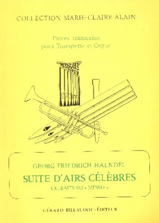 Suite d'airs-extraits du messie pour trompette et orgue