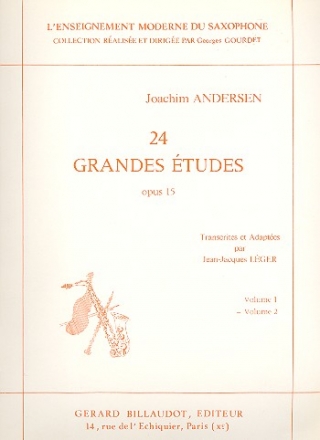 24 grandes tudes op.15 vol.2 pour saxophone