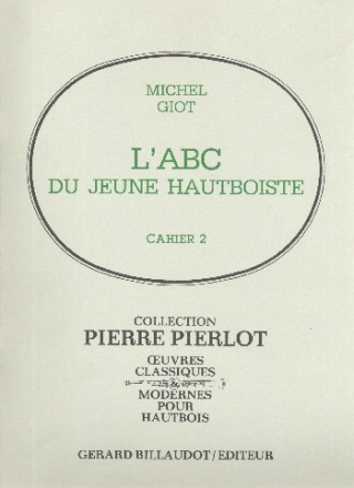L'ABC du jeune hautboiste vol.2 pour hautbois
