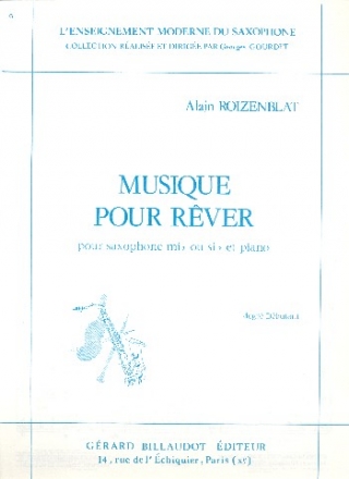 Musique pour r�ver pour saxophone et piano