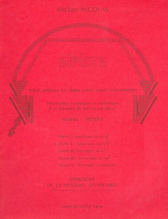 Bipiste vol.2: pour 2 instruments en ut cl de fa