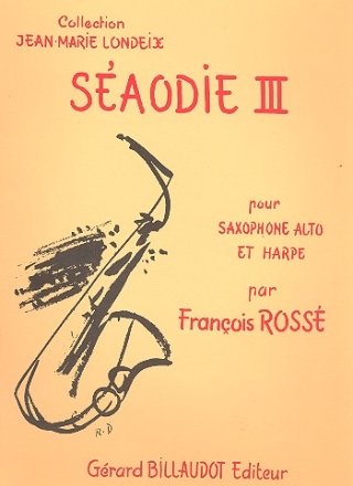 Saodie III pour saxophone alto et harpe