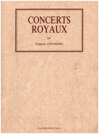 Concerts royaux pour clav, violon, flute, hautbois et bass facsimils