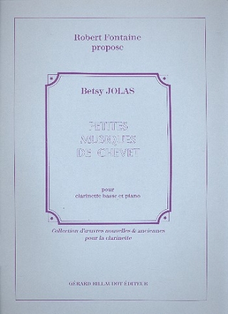 Petites musiques de chevet pour clarinette basse et piano