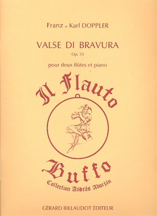 Valse di Bravura op.33 pour 2 flutes et piano parties